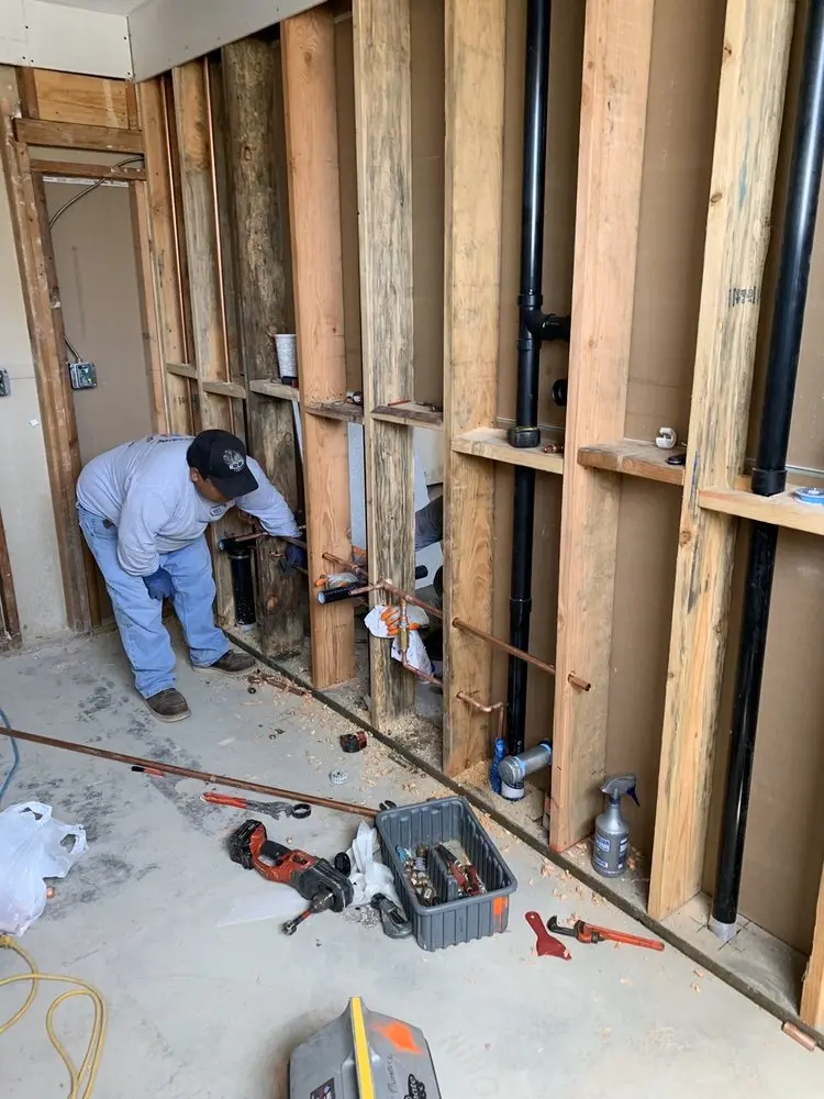 Commercial rough-in plumbing for Water Heater Replacement in Hickory Hills